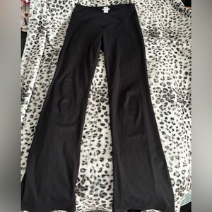 Garage V waist flare leggings black size M